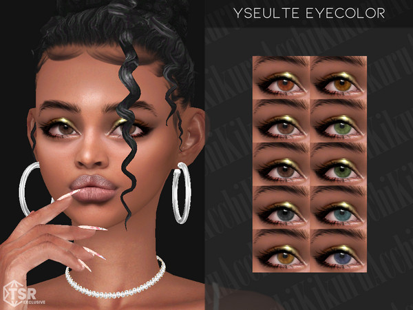 Sims 4 — Yseulte Eyecolor by Kikuruacchi — - It is suitable for Female and Male. ( Infants to Elder ) - 10 swatches -