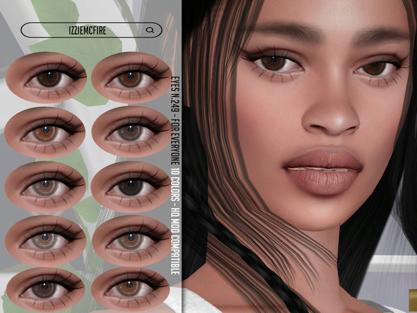 Sims 4 — IMF Eyes N.249 by IzzieMcFire — - Stand alone item with thumbnail - 10 colors - All ages and genders - HQ