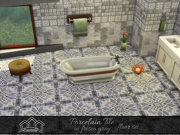 Sims 4 — porcelaintlfgFloors_1 by Emerald — Porcelain Tiles are very durable better choice for bathrooms and kitchens.