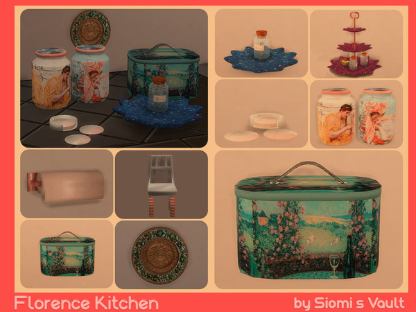 Sims 4 — Florence Kitchen by siomisvault — Hi! I went back to Florence's house and made stuff for her kitchen hope you