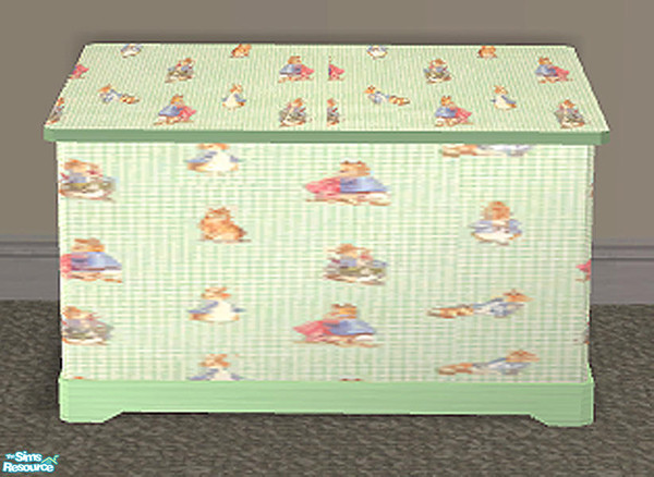 Sims 2 — Beatrix Potter Nursery - Toy Box by munchkin_brat — Give your sim children a cute and adorable toy box to add to