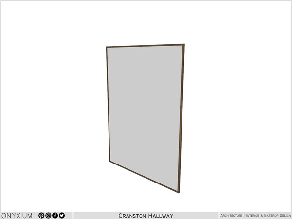 Sims 4 — Cranston Mirror by Onyxium — Onyxium@TSR Design Workshop Hallway Collection | Belong To The 2023 Year