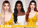 Sims 4 — Elena Hairstyle by Casual_Sims — natural, wavy, long, realistic, female, side 50+ colors Teens to elders All