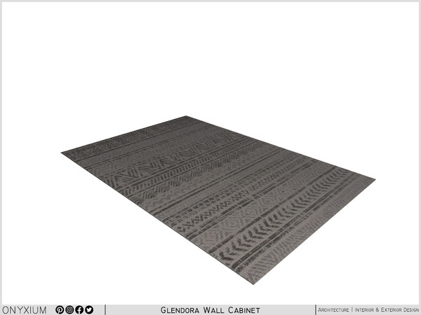 Sims 4 — Glendora Rug by Onyxium — Onyxium@TSR Design Workshop Study Room Collection | Belong To The 2023 Year