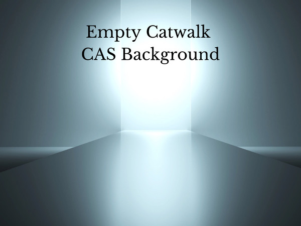 Sims 4 — Empty Catwalk CAS Background by snptdl — Hope you like this one:) How to place : Put the .package file into