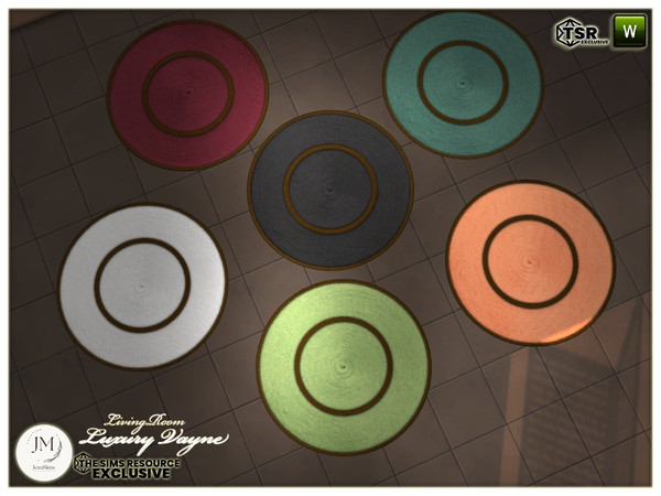 Sims 4 — luxury vayne living room rug by jomsims — luxury vayne living room rug