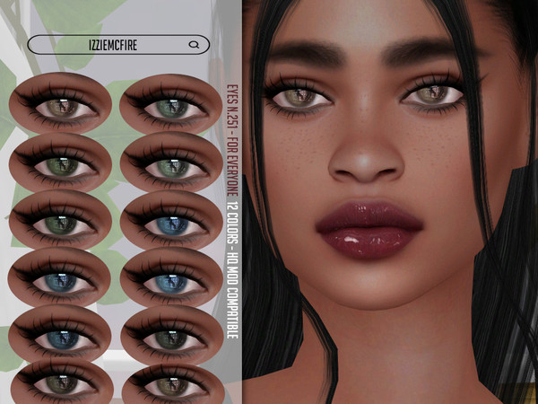 Sims 4 — IMF Eyes N.251 by IzzieMcFire — - Stand alone item with thumbnail - 12 colors - All ages and genders - HQ