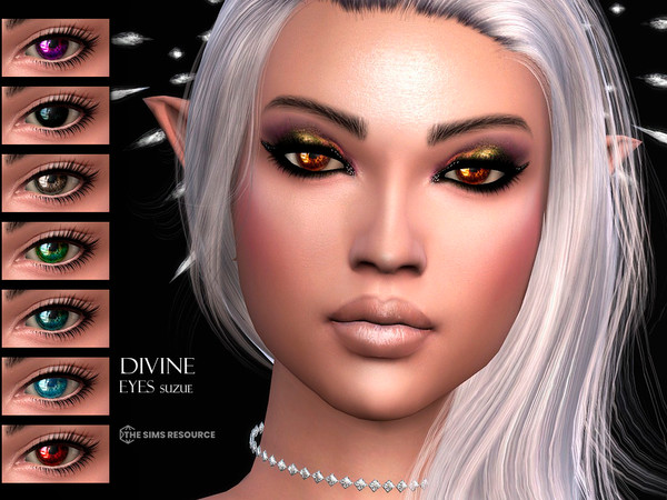 Sims 4 — Divine Eyes N35 by Suzue — -16 Swatches -Facepaint Category -For all Ages and Genders -HQ Compatible