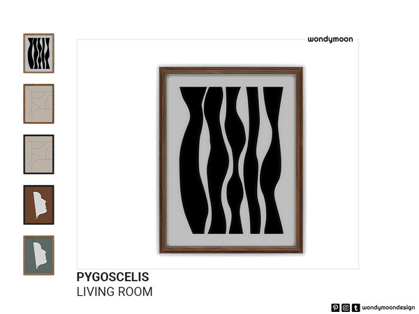 Sims 4 — Pygoscelis Painting by wondymoon — Pygoscelis Living Room - Painting Wondymoon Sims 4 Creations | 2023