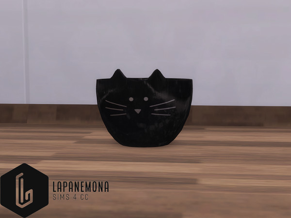 Sims 4 — Cat lover - Cat cereal bowl by Lapanemona — Cat lover - Cat cereal bowl - 1 swatch - 660 polygons