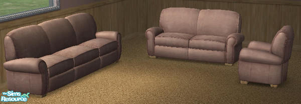 Sims 2 — Mauve Living Room Set - Seating by Outpost_Road — Part of the Mauve Living Room set.