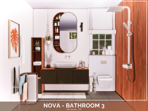Sims 4 — Nova - Bathroom 3 by Mini_Simmer — Room type: Bathroom