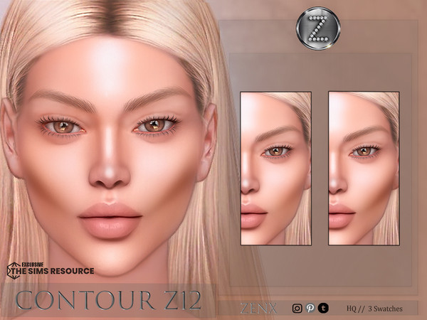 Sims 4 — [ZENX] CONTOUR Z12+HQ by ZENX — Base Game
