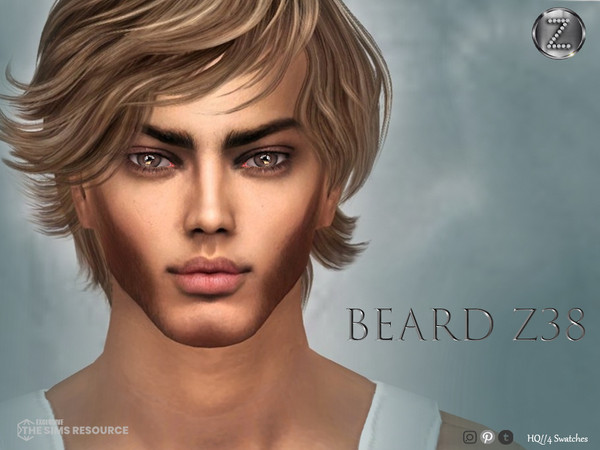 Sims 4 — [ZENX] BEARD Z38+HQ by ZENX — Base Game