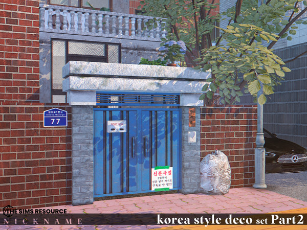 Sims 4 — korea style deco set_door bell by NICKNAME_sims4 — 10 package files. korea style deco set_clothing bin