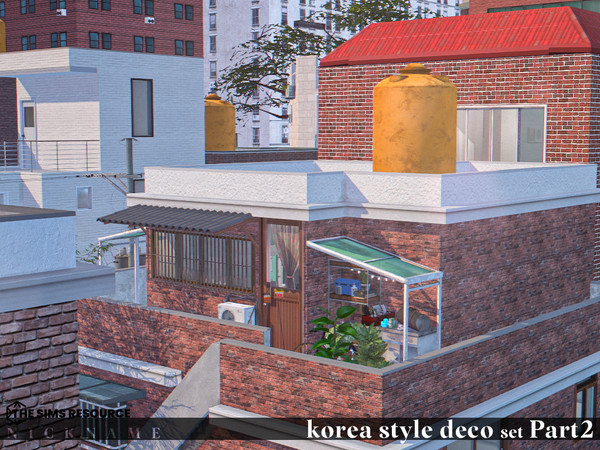 Sims 4 — korea style deco set_Plastic Basin V2 by NICKNAME_sims4 — 10 package files. korea style deco set_clothing bin