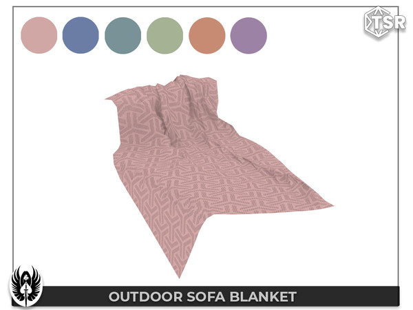 Sims 4 — Nemesis_im - Outdoor Sofa Blanket by nemesis_im — Designed by Nemesis_im Outdoor Sofa Set / 2023