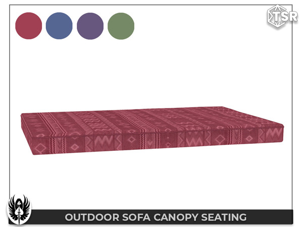 Sims 4 — Nemesis_im - Outdoor Sofa Canopy Seating by nemesis_im — Designed by Nemesis_im Outdoor Sofa Set / 2023