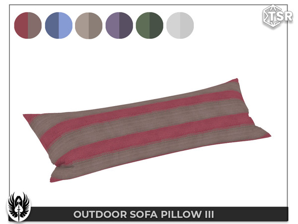 Sims 4 — Nemesis_im - Outdoor Sofa Pillow III by nemesis_im — Designed by Nemesis_im Outdoor Sofa Set / 2023