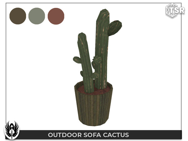 Sims 4 — Nemesis_im - Outdoor Sofa Cactus by nemesis_im — Sets of furniture from Outdoor Sofa Set II This set includes 7