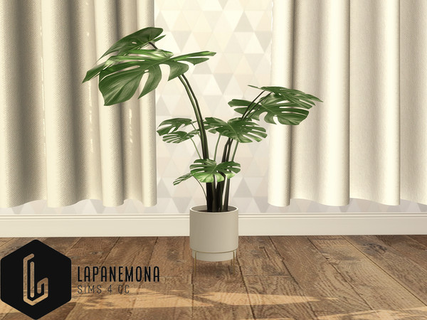 Sims 4 — Monstera - Eclectic set by Lapanemona — 1978 polygons, 1 swatch