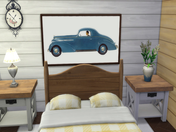 Sims 4 — Retro Cars Painting by twosister422 — Beautiful Retro Cars to hang in your man cave or living room. Dream Home