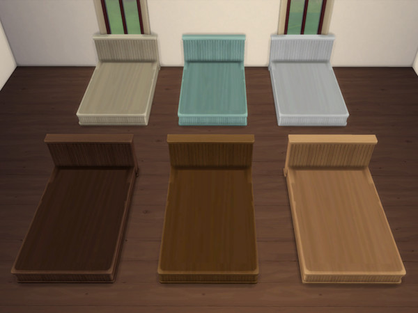 Sims 4 — YUXY Slightly Sneaky Storage Double Bed [FRAME] by yuxmara2710 —  Slightly Sneaky Storage Double Bed