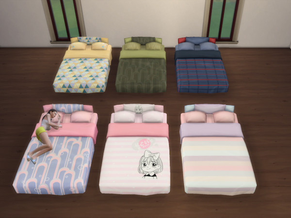 Sims 4 — YUXY Slightly Sneaky Storage Double Bed [MATRESS] by yuxmara2710 —  Slightly Sneaky Storage Double Bed [MATRESS]