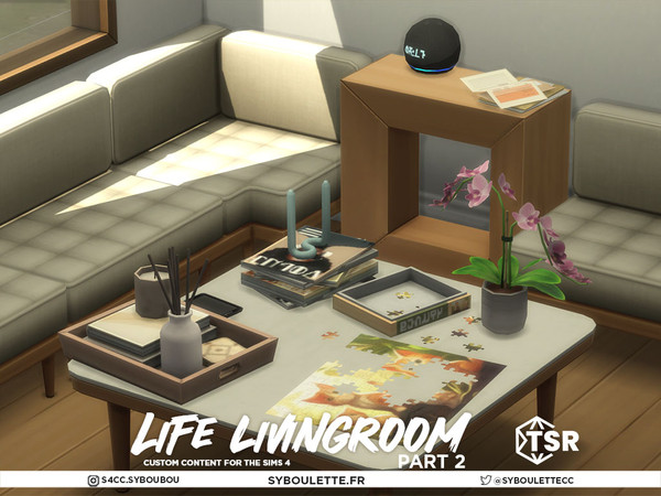 Sims 4 — Life livingroom - Vertigo ceiling lamp (medium) by Syboubou — Introducing the Life Livingroom custom content