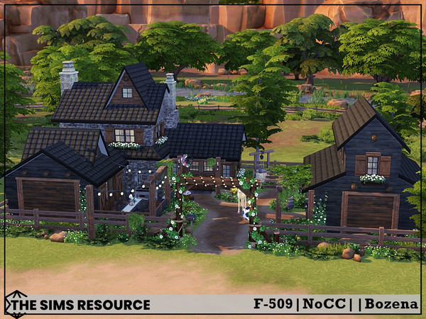 Sims 4 — F-509 by Bozena — The house is located in the Chestnut Ridge . Have fun bathroom -1