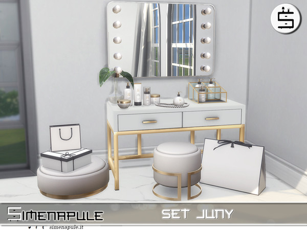 Sims 4 — [SeN4] Set Juny -  Beauty Organizer by Simenapule — Set Juny is dedicated to personal care and beauty
