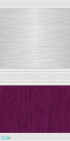 Sims 2 — Talonia Bedroom - plum wall by Cloisonne — The upper part of the wall is intentionally made to be slightly