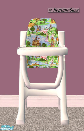 Sims 2 — NSC High Chair - A Fantasy by Neptunesuzy — Your little Simmies will love this this Fantasy Themed High Chair!