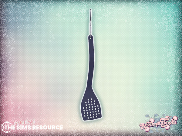 Sims 4 — ArwenK - Pearlwood - Slotted Turner by ArwenKaboom — New kitchen set in multiple recolors. With two types of