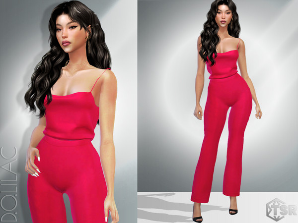 Sims 4 — Satin Pants [SET] DO026 by DOLilac — Custom thumbnail