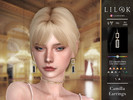 Sims 4 — Camilla Earrings by Lilk4 — I hope you will like my new cc ;3 # info
