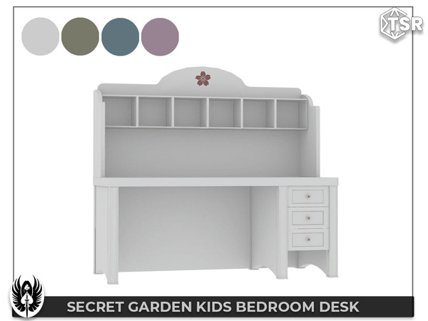 Sims 4 — Nemesis_im - Secret Garden Kids Bedroom Desk by nemesis_im — Secret Garden Kids Bedroom Set