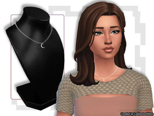 Sims 4 — (Lewbertsn00tles) Zoey Necklace.package by Lewbertsn00tles — This set contains two items. One necklace and one
