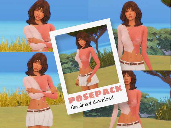 Sims 4 — Hailey poses #1 by vicsisimm — Hello everyone! I'm so excited to introduce my first posepack ever! info