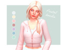 Sims 4 — Pastel Hoodie by thilsey — - feminine only