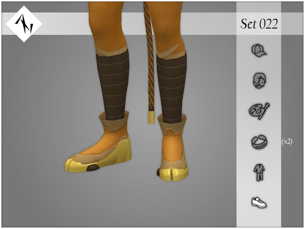 Sims 4 — Set022 - Shoes - Boots by AleNikSimmer — THIS IS THE FULL SET. -TOU-
