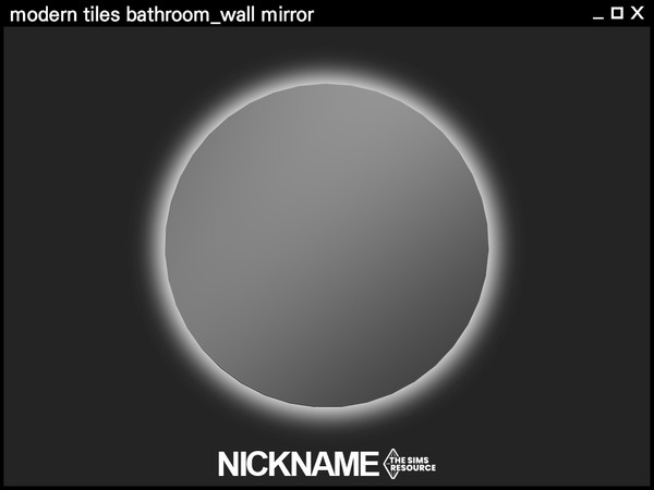 Sims 4 — modern tiles bathroom_wall mirror by NICKNAME_sims4 — 13 package files. -modern tiles bathroom_bathtub -modern