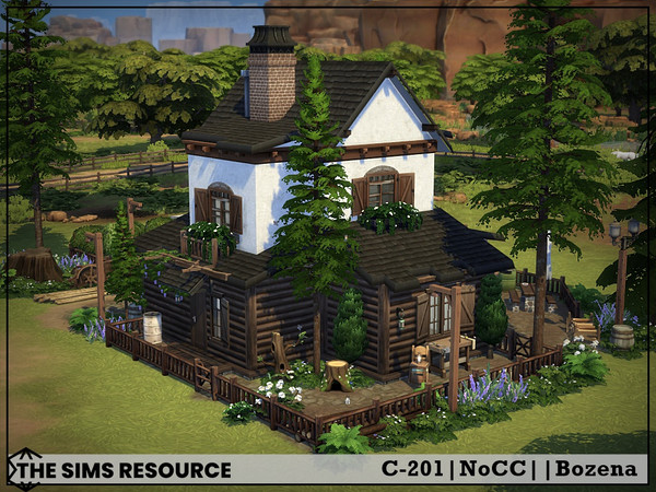 Sims 4 — C-201-Shell by Bozena — Chestnut Ridge