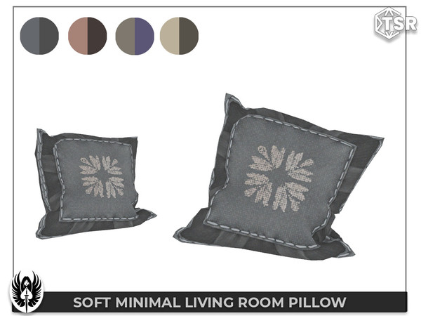 Sims 4 — Nemesis_im - Soft Minimal Living Room Pillow by nemesis_im — Sets of furniture from Soft Minimal Living Room Set