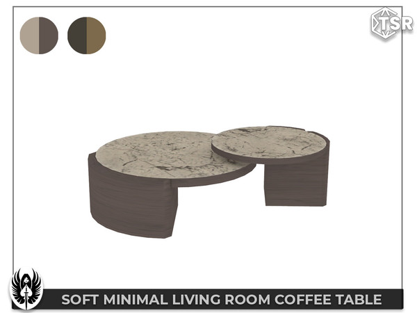 Sims 4 — Nemesis_im - Soft Minimal Living Room Coffee Table by nemesis_im — Sets of furniture from Soft Minimal Living