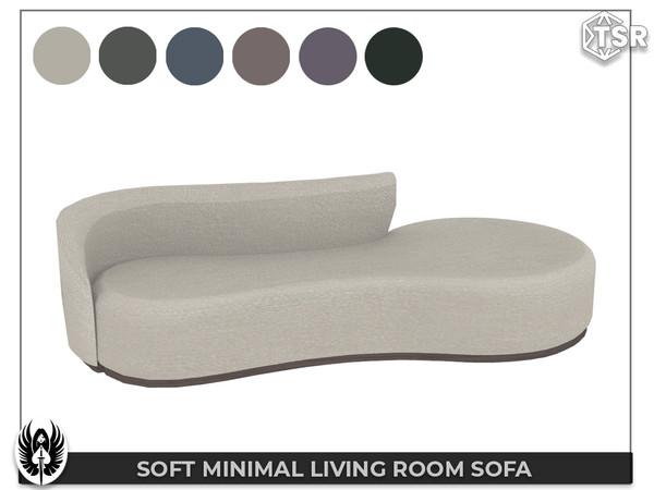 Sims 4 — Nemesis_im - Soft Minimal Living Room Sofa by nemesis_im — Sets of furniture from Soft Minimal Living Room Set