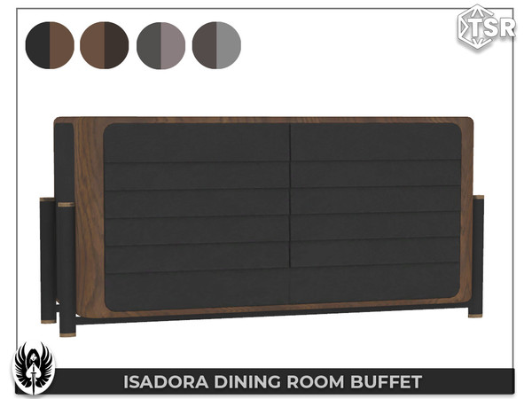 Sims 4 — Isadora Dinning Room Buffet by nemesis_im — Buffet from Isadora Dinning Room Set - 4 Colors - Base Game