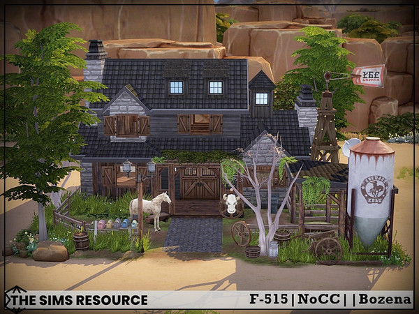 Sims 4 — F-515-Shell by Bozena — Chestnut Ridge