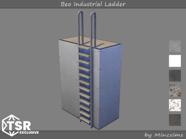 Sims 4 — Beo Industrial Ladder by Mincsims — This set was designed for Industrial vibe. The set consists of 10 pacakges.