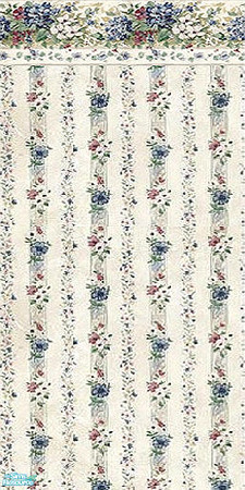 Sims 2 — FloralRose Wallpaper  by Chrmd — Part of the FloralRose Set ~TSRAA~